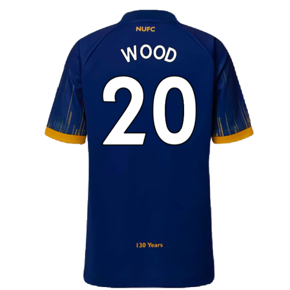 Newcastle United 2022-23 Away Shirt (Sponsorless) (XL) (Excellent) (WOOD 20)_1