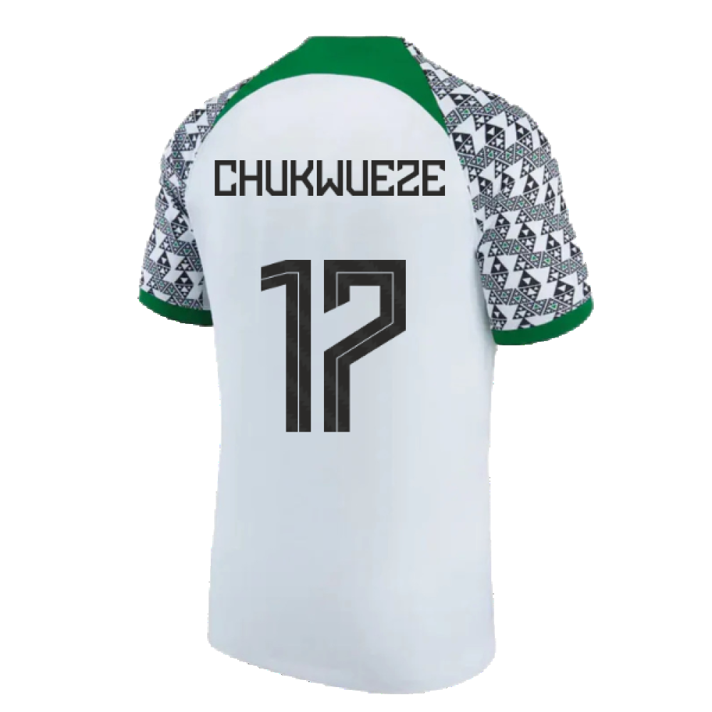 Nigeria 2021-2023 Away Shirt (S) (Excellent) (CHUKWUEZE 17)_1