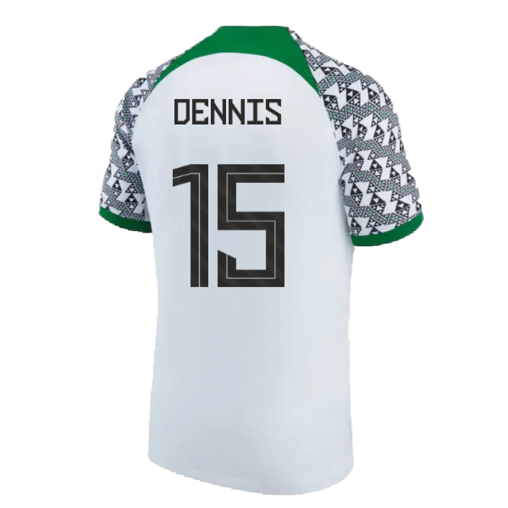 Nigeria 2021-2023 Away Shirt (S) (Excellent) (DENNIS 15)_1