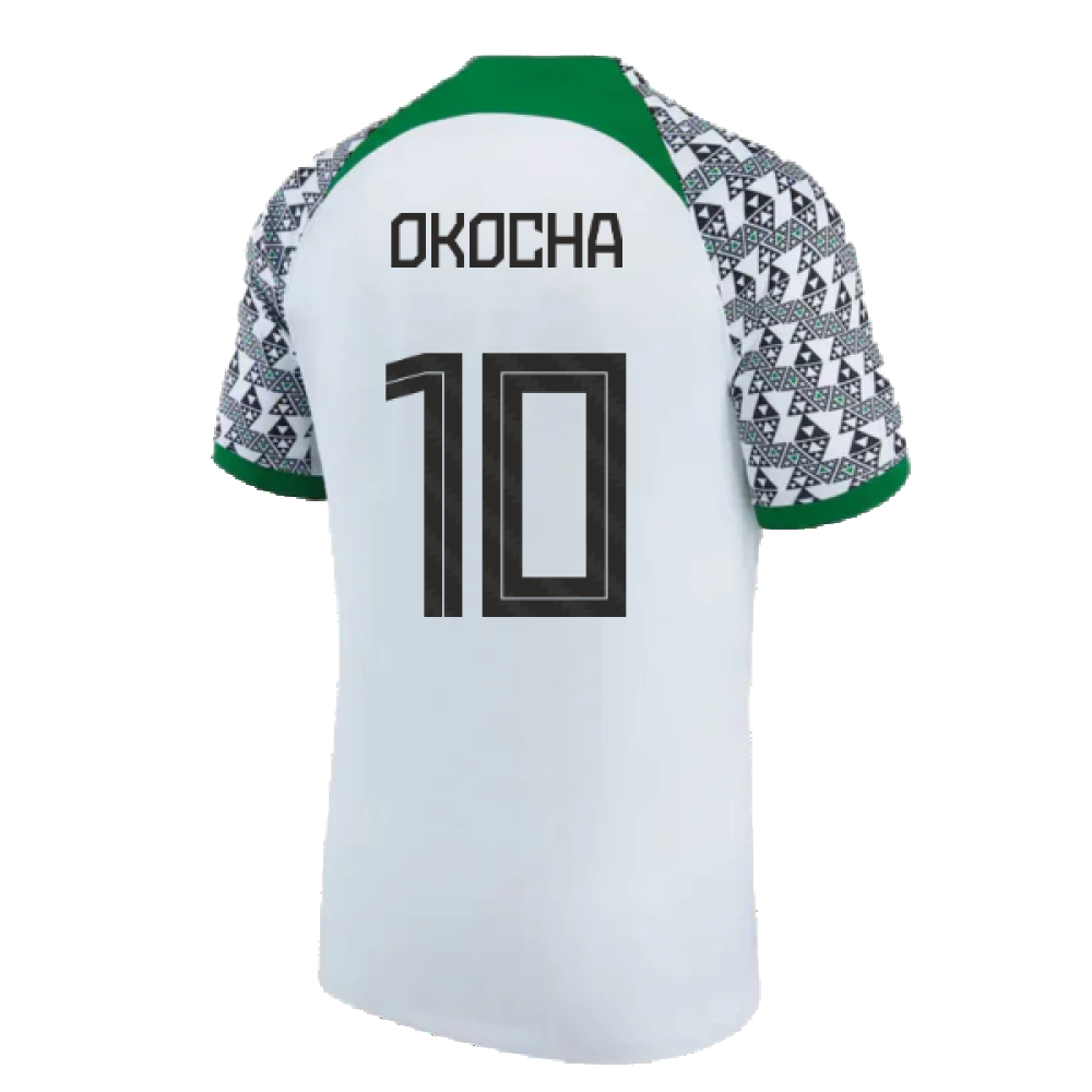 Nigeria 2021-2023 Away Shirt (M) (Excellent) (OKOCHA 10)_1