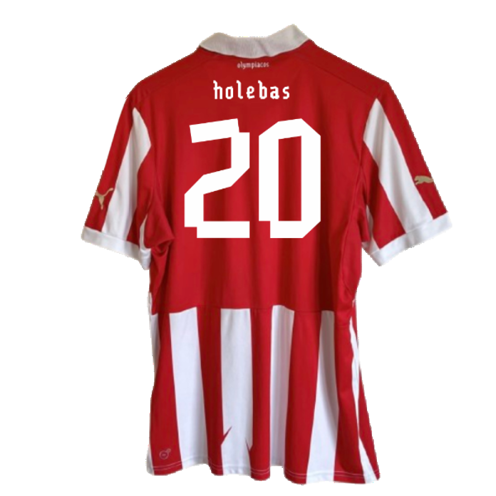 Olympiacos 2012-13 Home Shirt (Excellent) (Holebas 20)_1