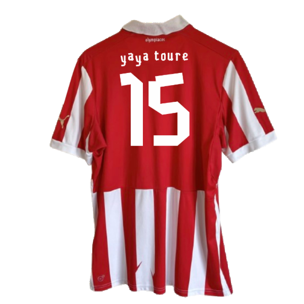 Olympiacos 2012-13 Home Shirt (Excellent) (Yaya Toure 15)_1