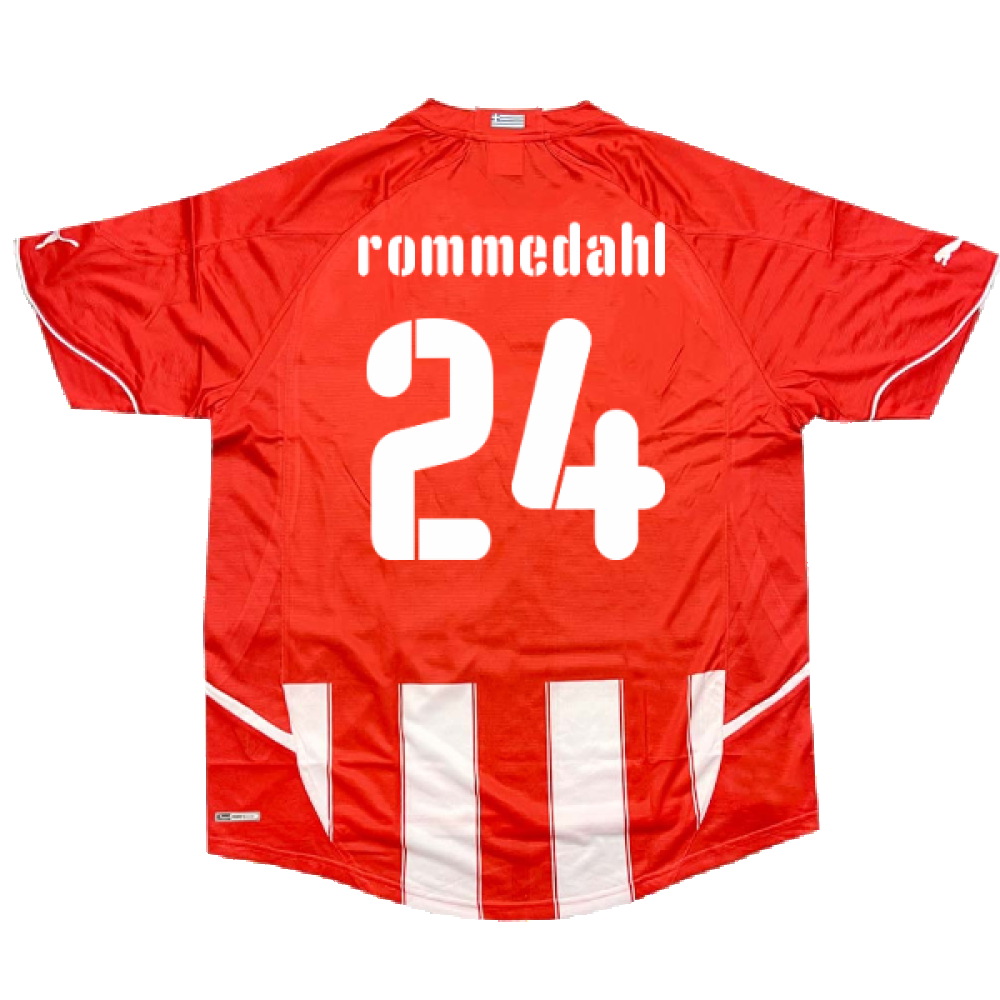 Olympiakos 2010-11 Home Shirt (M) (Good) (Rommedahl 24)_1