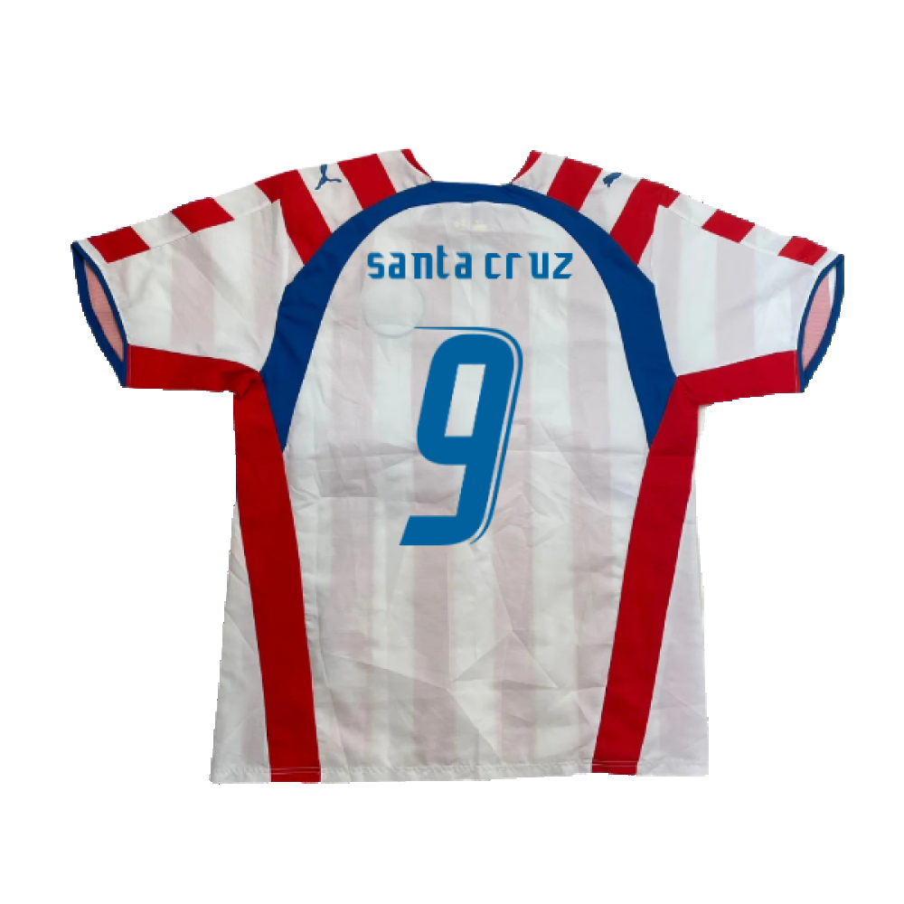 Paraguay 2006-07 Home Shirt (L) (Excellent) (SANTA CRUZ 9)_1