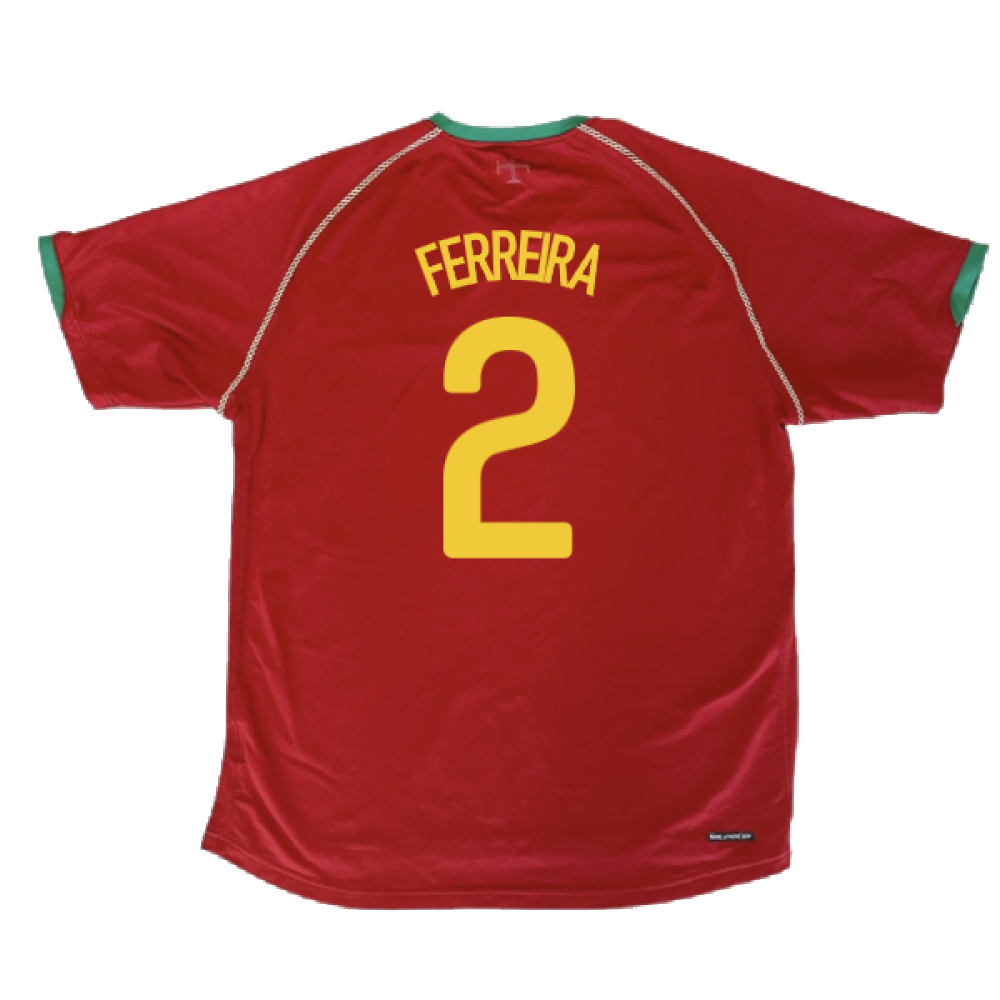 Portugal 2006-08 Home Shirt (XL) (Excellent) (Ferreira 2)_1