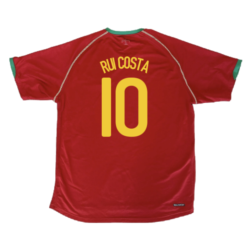 Portugal 2006-08 Home Shirt (XL) (Excellent) (RUI COSTA 10)_1