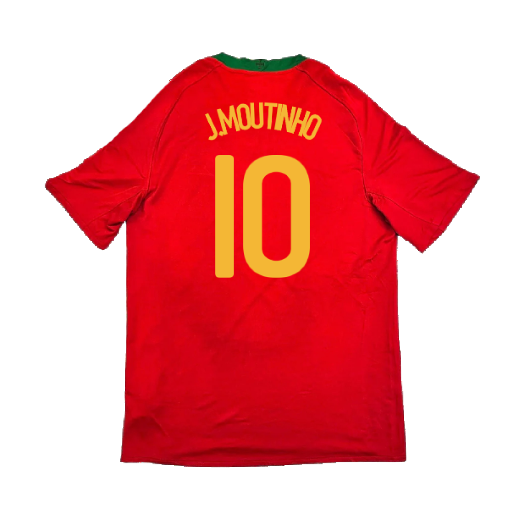 Portugal 2008-10 Home Shirt (M) (Very Good) (J.Moutinho 10)_1