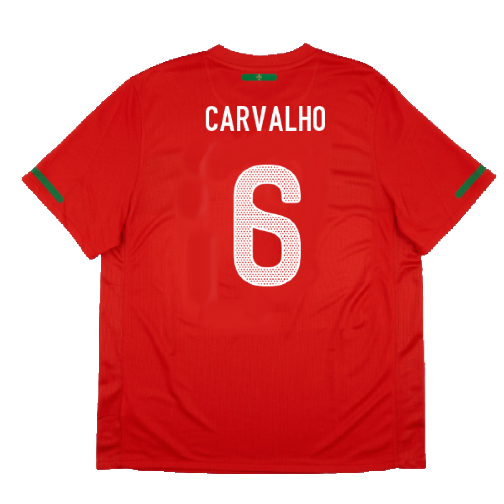 Portugal 2010-11 Home Shirt (XL) (Excellent) (Carvalho 6)_1