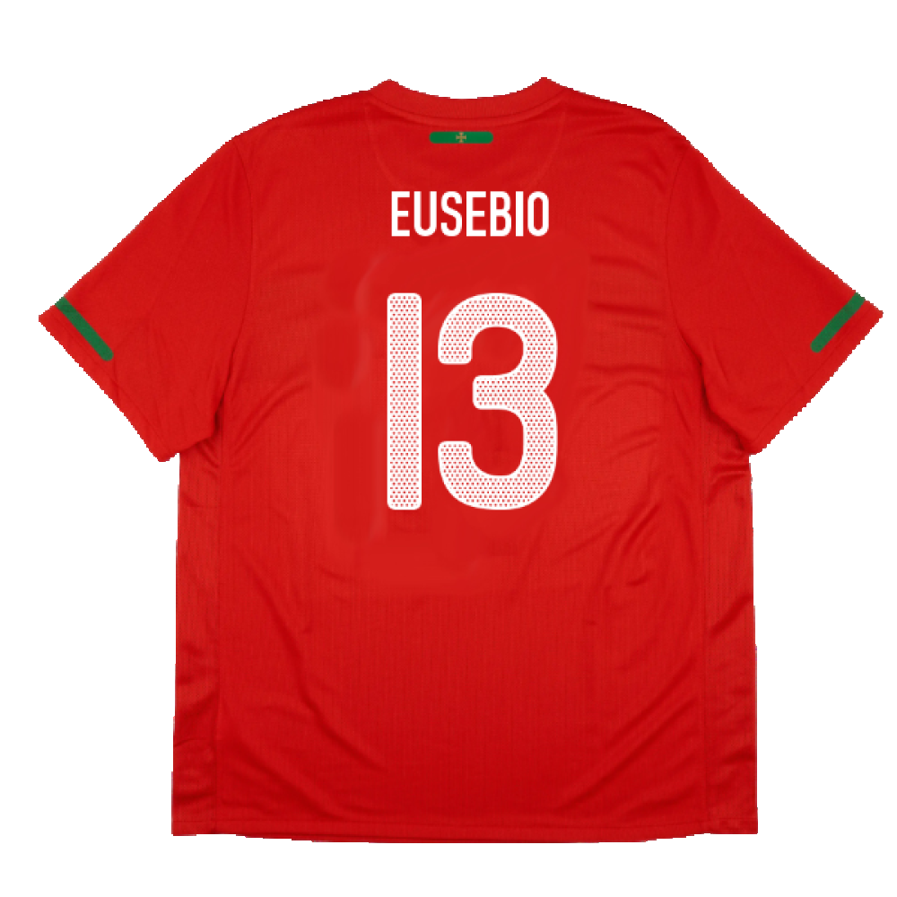 Portugal 2010-11 Home Shirt (XL) (Excellent) (Eusebio 13)_1