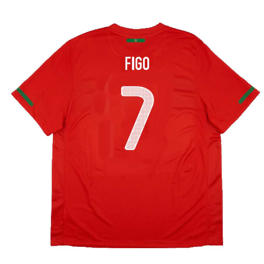 Portugal 2010-11 Home Shirt (XL) (Excellent) (Figo 7)_1