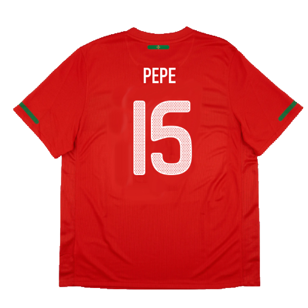 Portugal 2010-11 Home Shirt (XL) (Excellent) (Pepe 15)_1