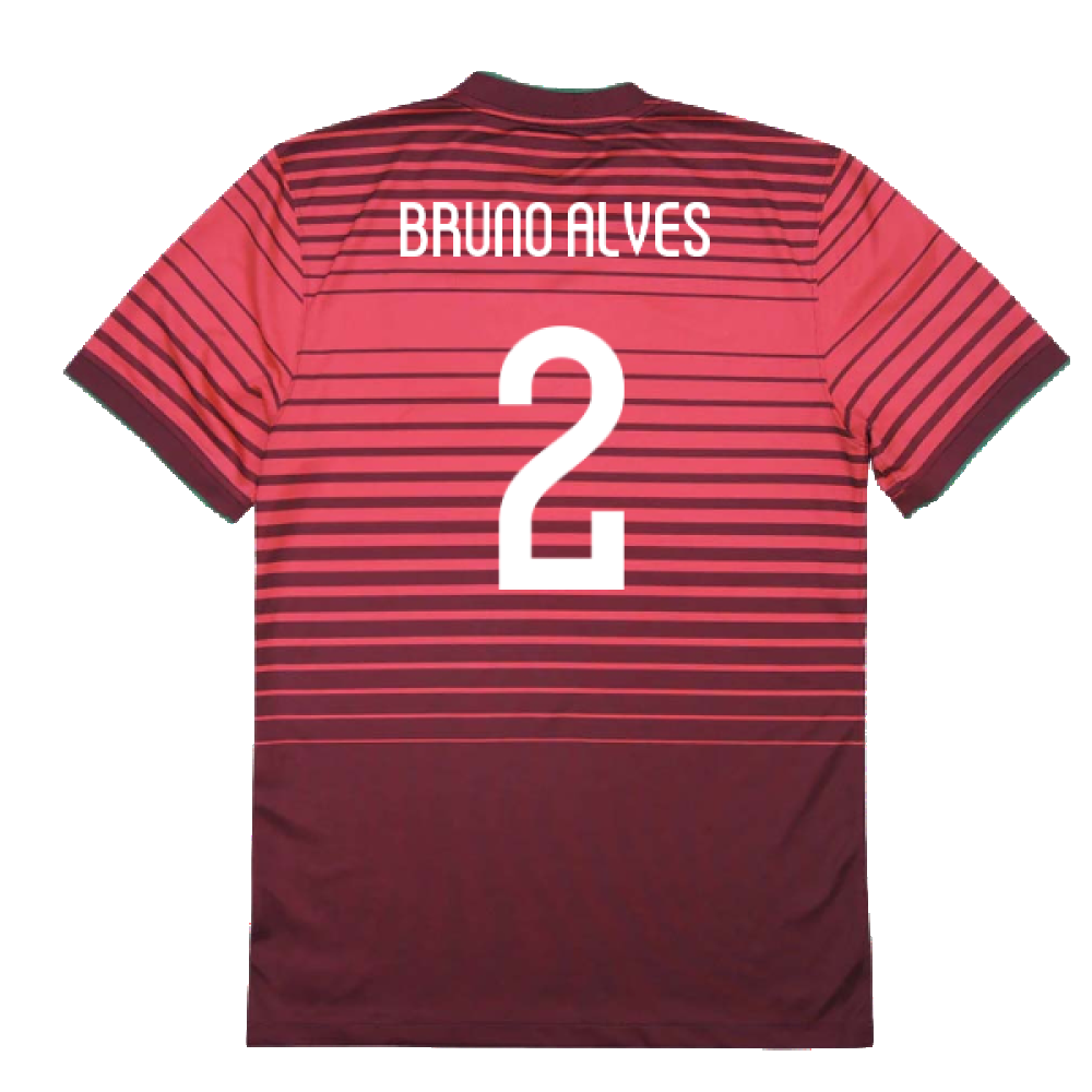 Portugal 2014-15 Home Shirt (XL) (Good) (Bruno Alves 2)_1