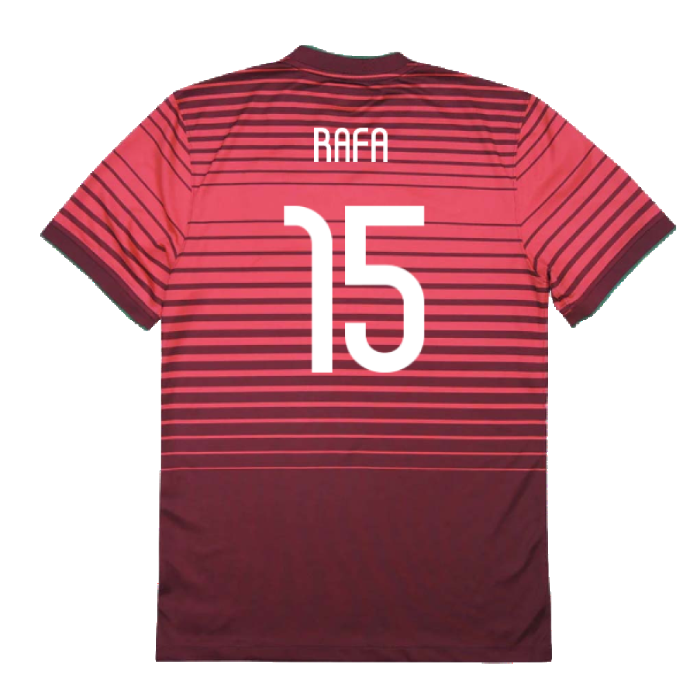 Portugal 2014-15 Home Shirt (XL) (Good) (Rafa 15)_1