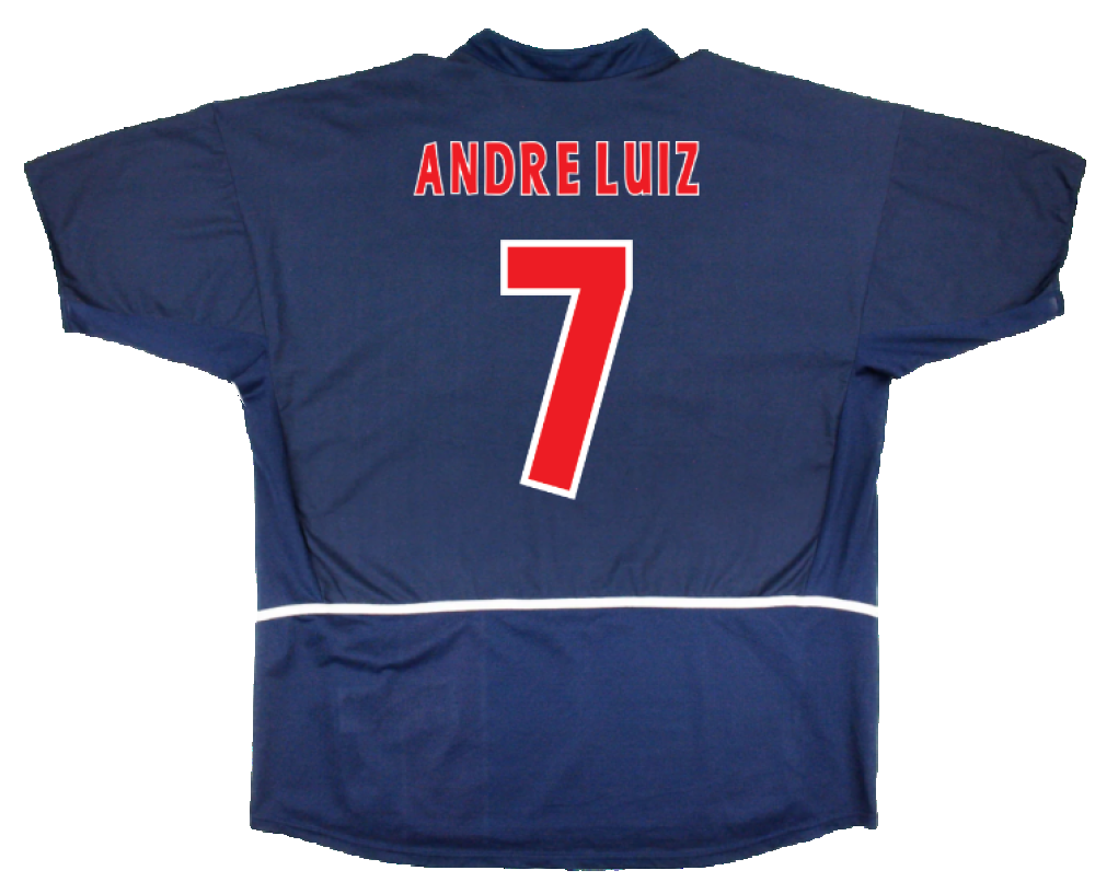 PSG 2002-03 Home Shirt (Very Good) (Andre Luiz  7)_1