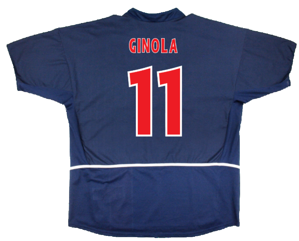 PSG 2002-03 Home Shirt (Very Good) (Ginola 11)_1