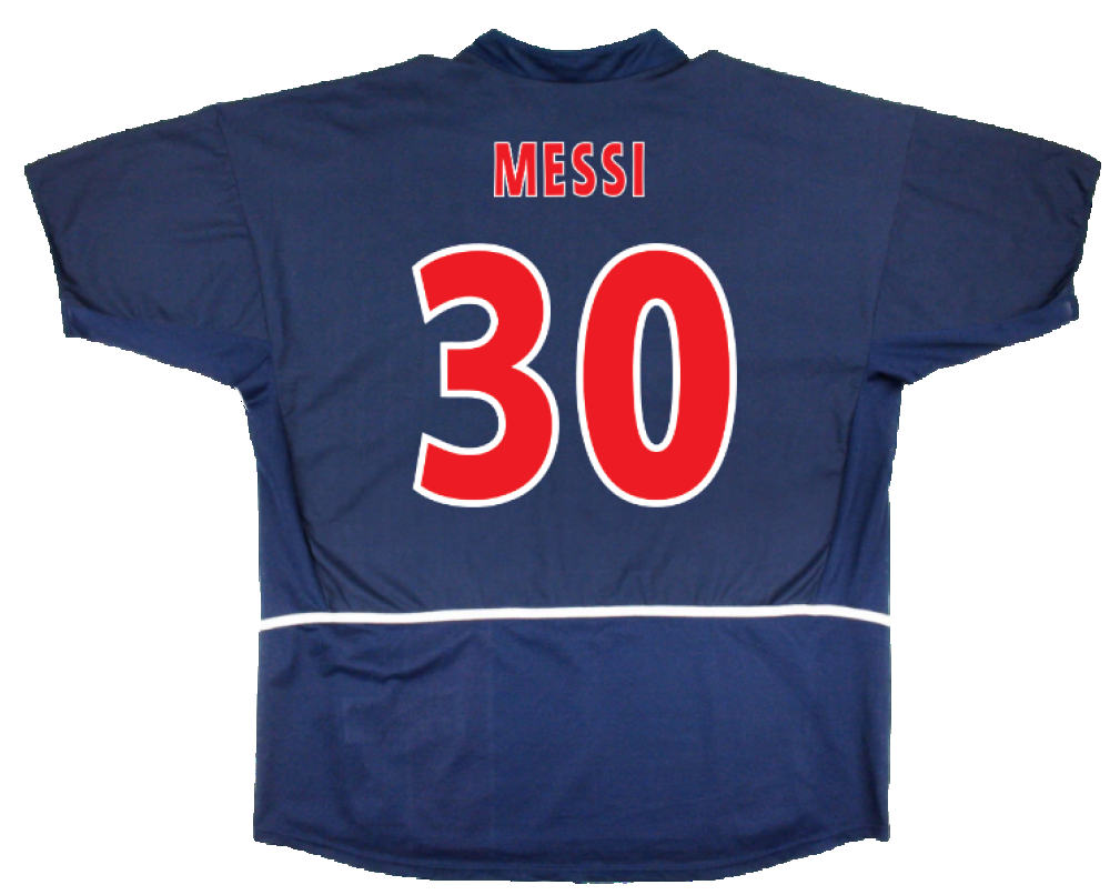 PSG 2002-03 Home Shirt (Very Good) (MESSI 30)_1