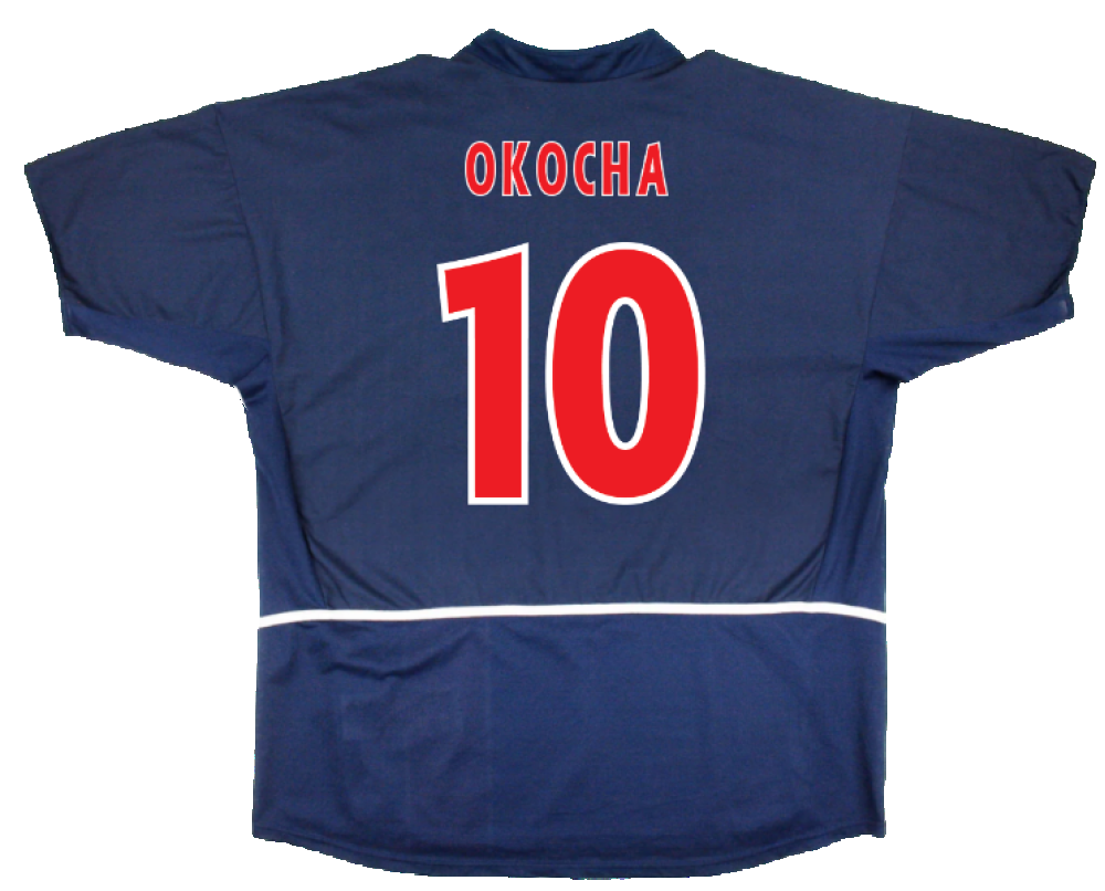 PSG 2002-03 Home Shirt (Very Good) (Okocha 10)_1