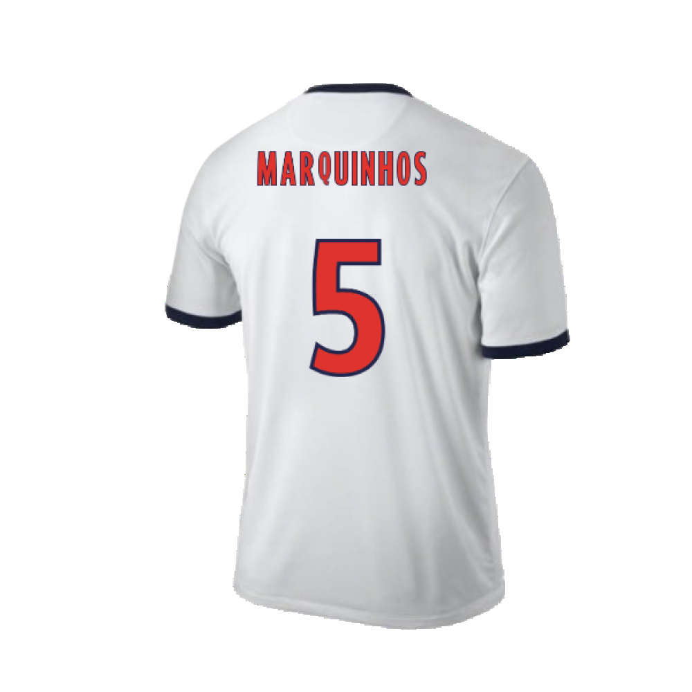 PSG 2013-14 Away Shirt (L) (Very Good) (Marquinhos 5)_1