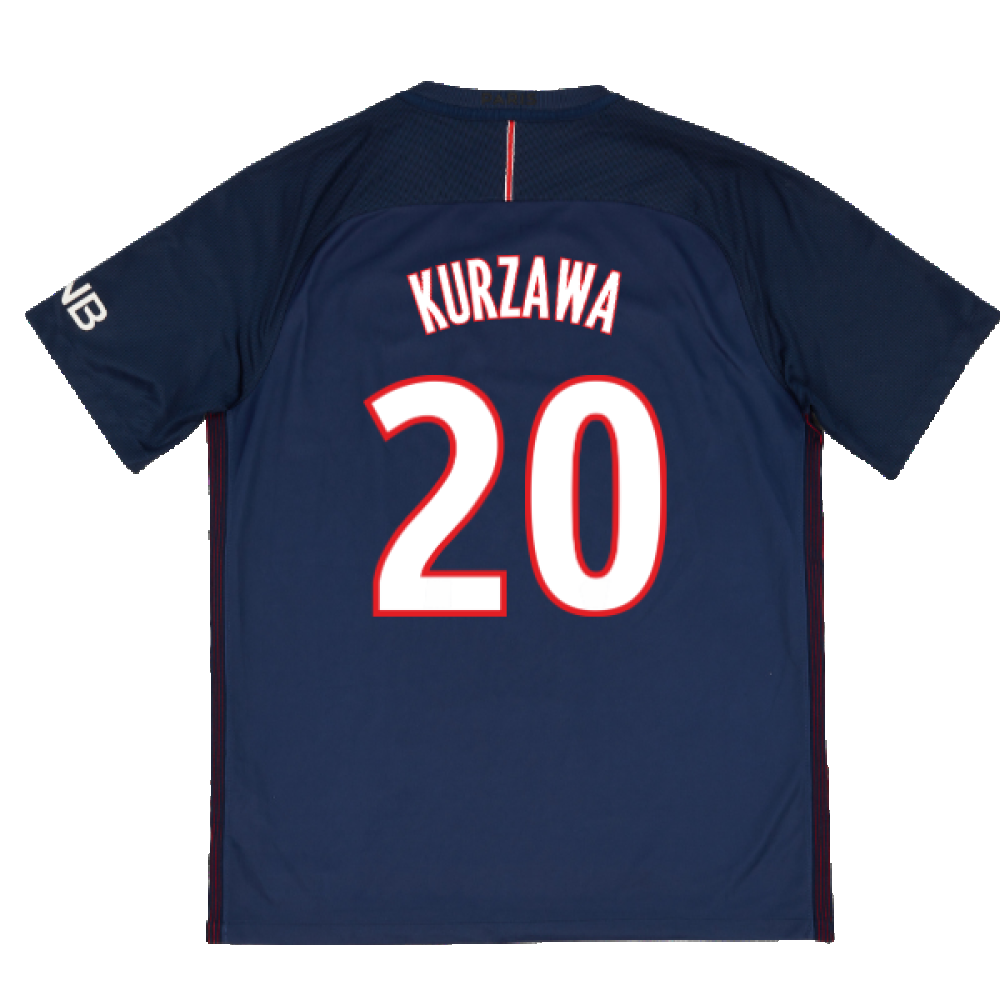 PSG 2016-17 Home Shirt (M) (Excellent) (Kurzawa 20)_1