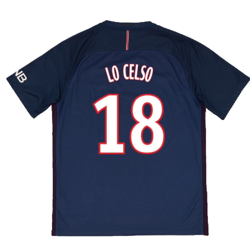 PSG 2016-17 Home Shirt (L) (Excellent) (Lo Celso 18)_1