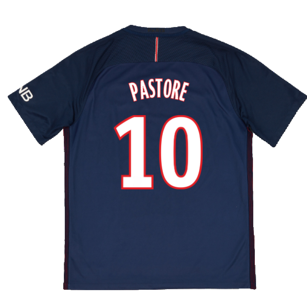 PSG 2016-17 Home Shirt (L) (Excellent) (Pastore 10)_1