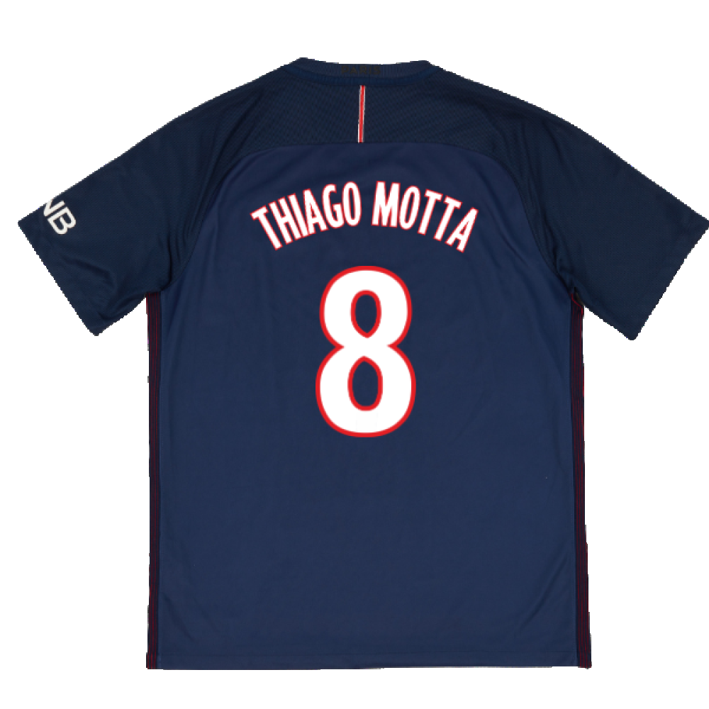 PSG 2016-17 Home Shirt (S) (Very Good) (Thiago Motta 8)_1