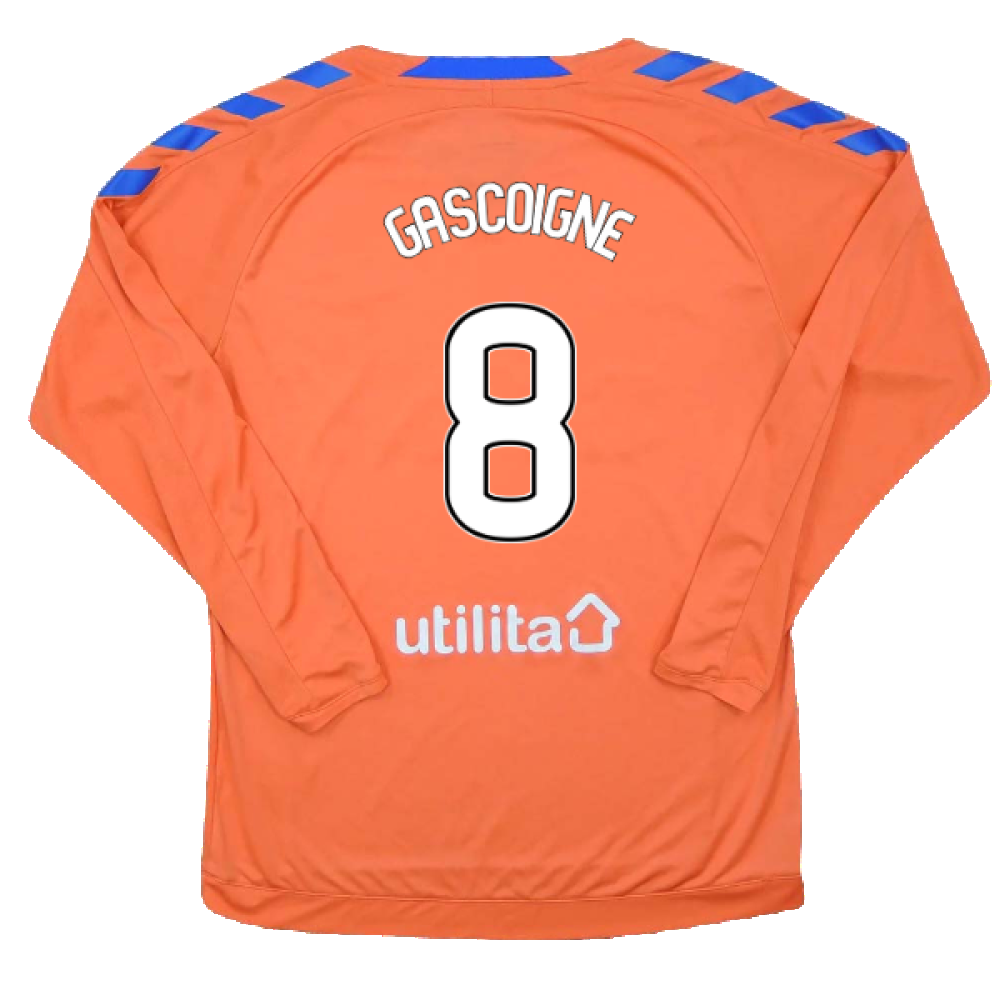 Rangers 2018-19 Long Sleeve Third Shirt (S) (Excellent) (GASCOIGNE 8)_1