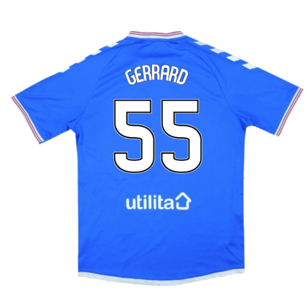 Rangers 2019-20 Home Shirt (L) (Excellent) (Gerrard 55)_1