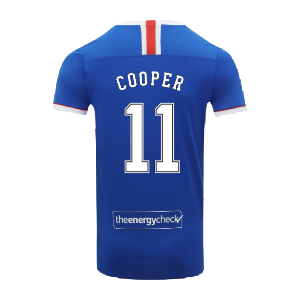 Rangers 2020-21 Home Shirt (S) (Mint) (COOPER 11)_1