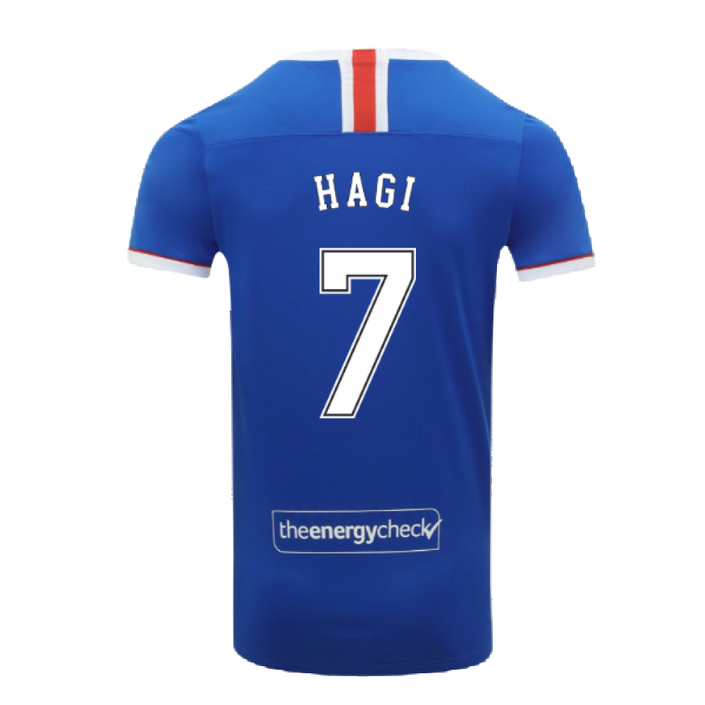 Rangers 2020-21 Home Shirt (S) (Mint) (HAGI 7)_1