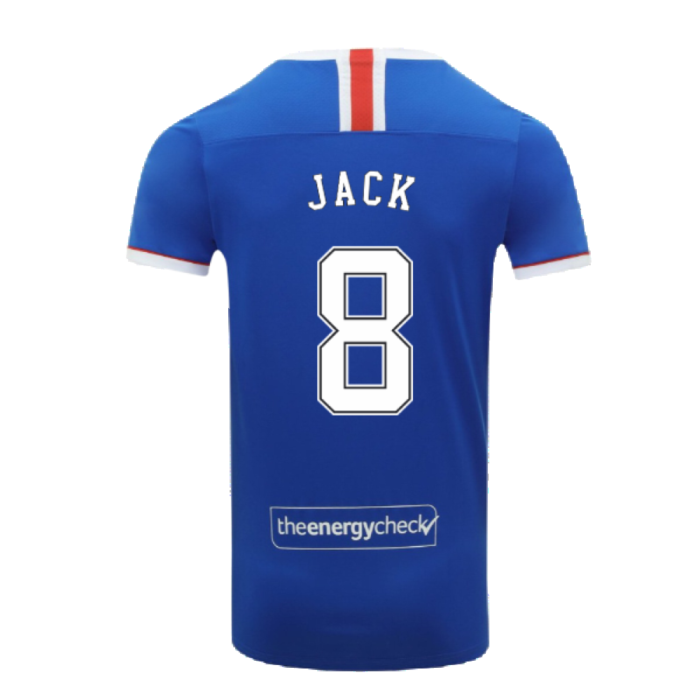 Rangers 2020-21 Home Shirt (S) (JACK 8) (Excellent)_1