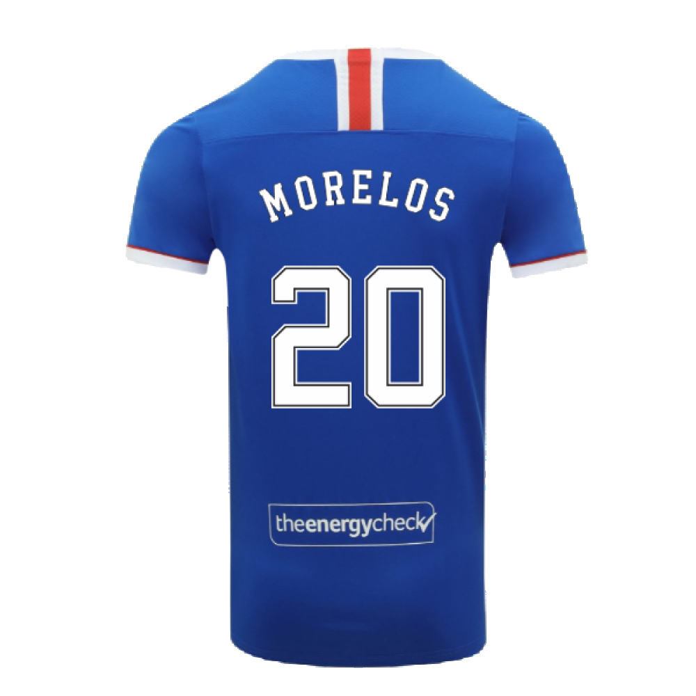 Rangers 2020-21 Home Shirt (S) (Mint) (MORELOS 20)_1