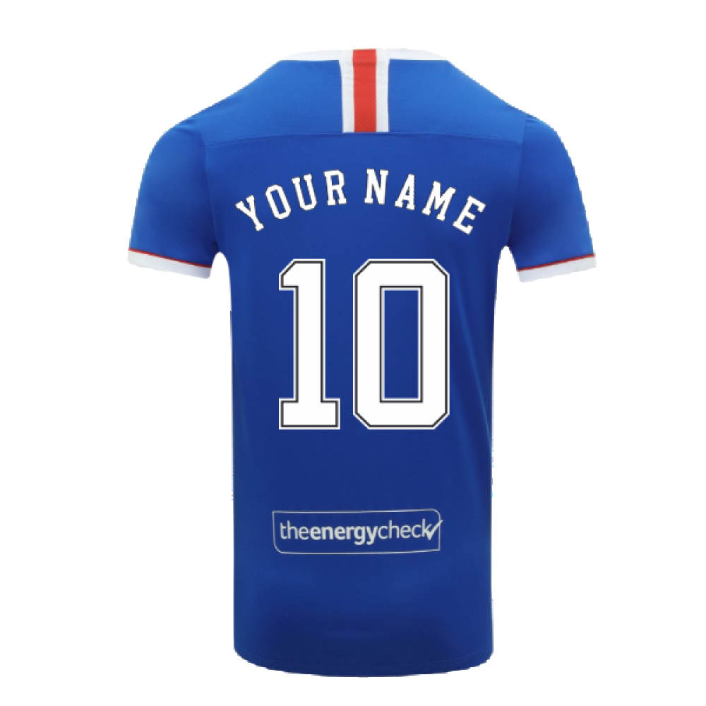 Rangers 2020-21 Home Shirt (S) (Your Name 10) (Excellent)_1