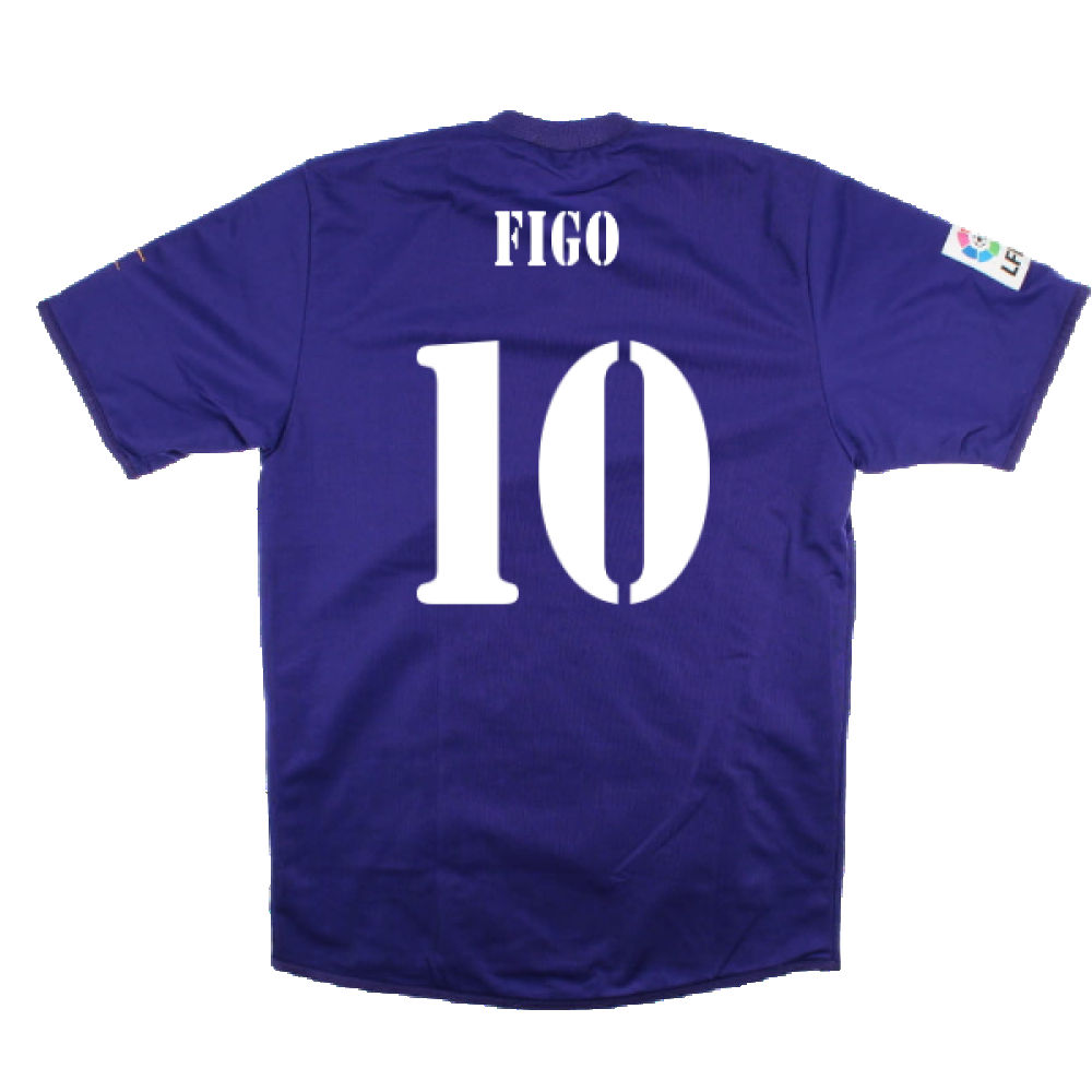 Real Madrid 2001-02 Anniversary Third Shirt (S) (Excellent) (Figo 10)_1