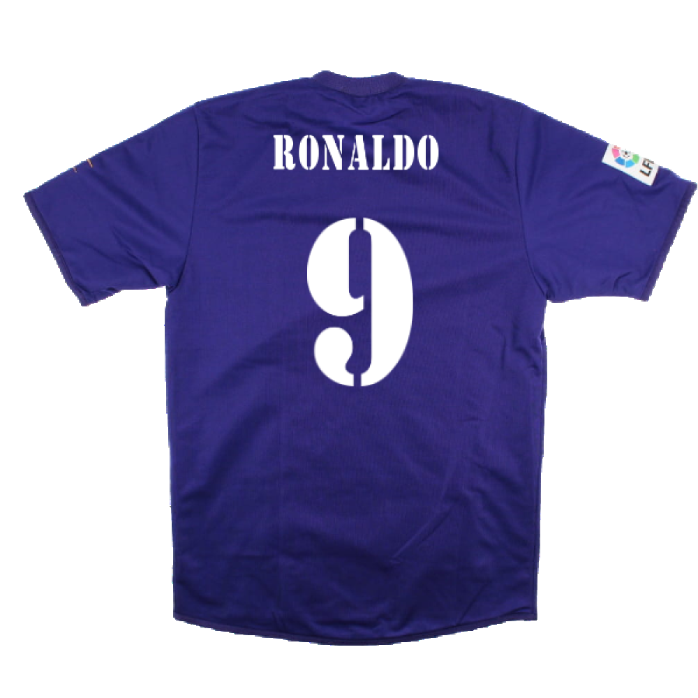 Real Madrid 2001-02 Anniversary Third Shirt (S) (Excellent) (Ronaldo 9)_1