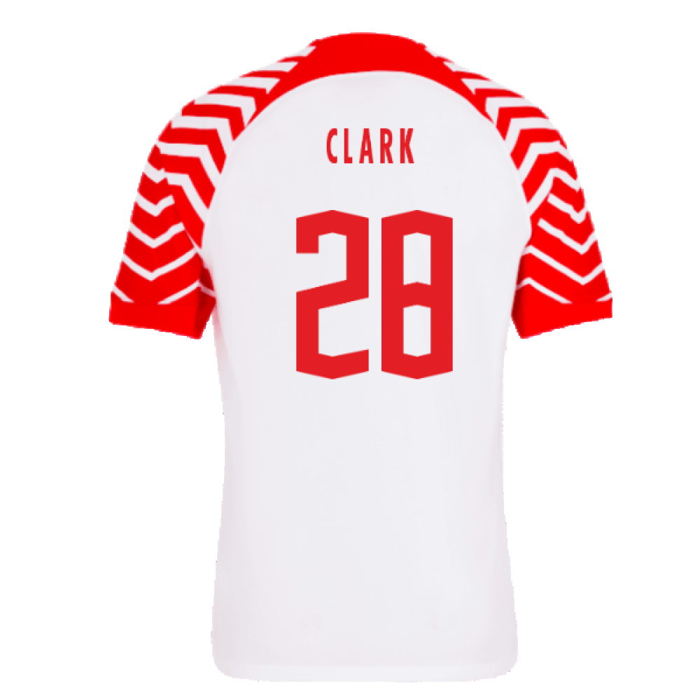 Red Bull Leipzig 2023-24 Home Shirt (L) (Clark 28) (Good)_1