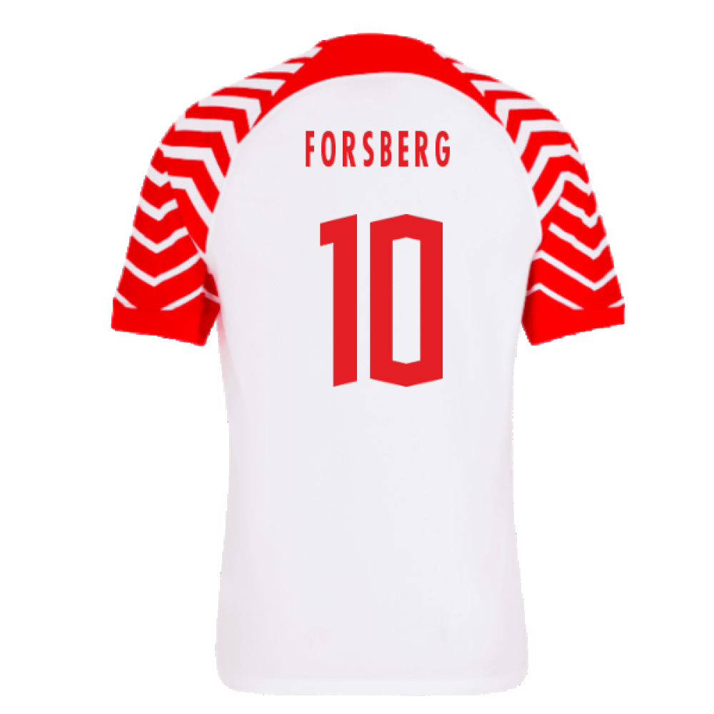 Red Bull Leipzig 2023-24 Home Shirt (L) (Forsberg 10) (Good)_1