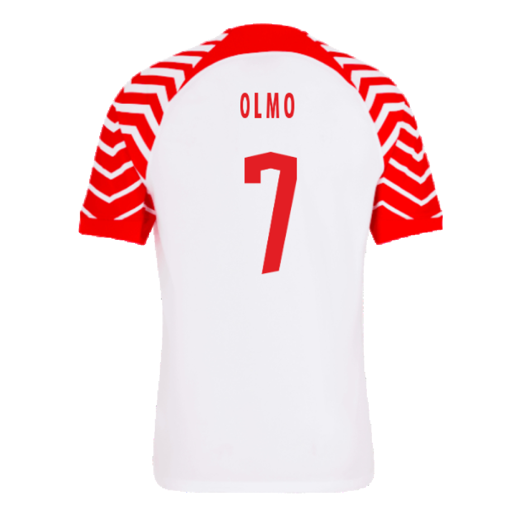 Red Bull Leipzig 2023-24 Home Shirt (L) (Olmo 7) (Good)_1