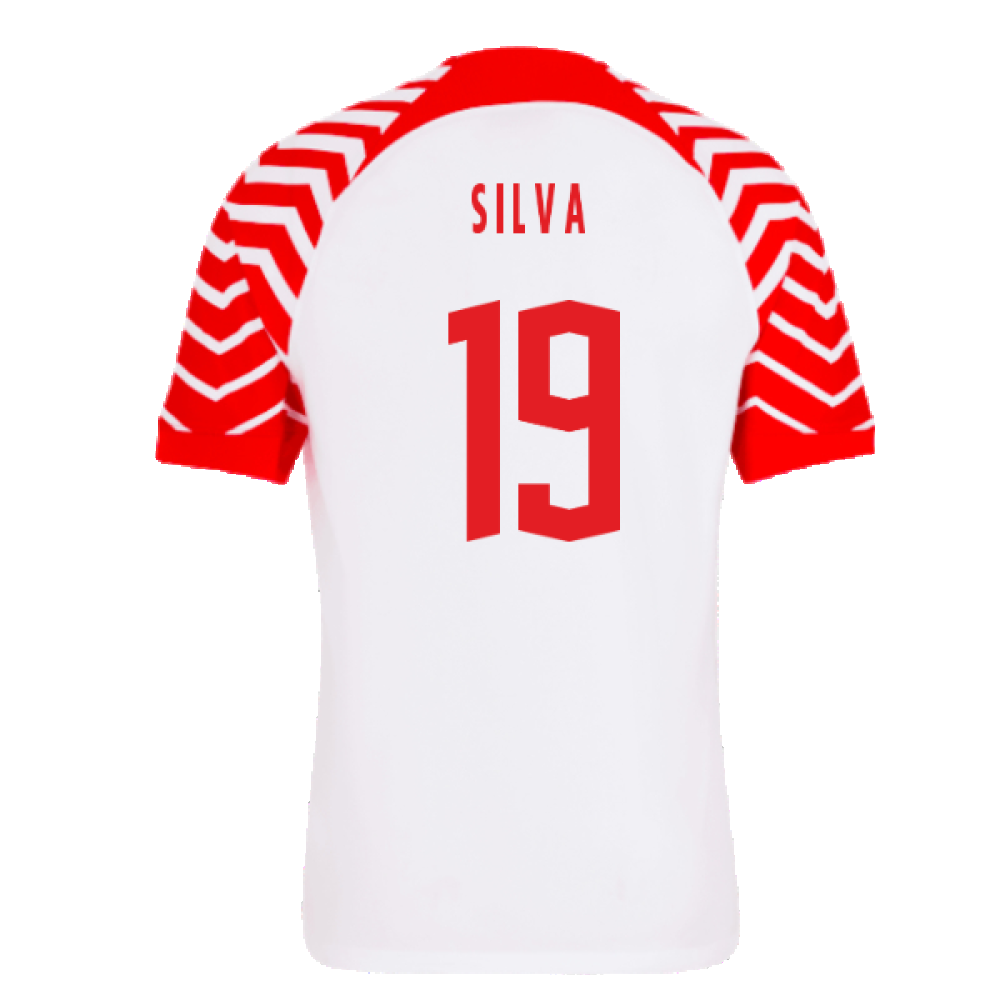 Red Bull Leipzig 2023-24 Home Shirt (L) (Silva 19) (Good)_1