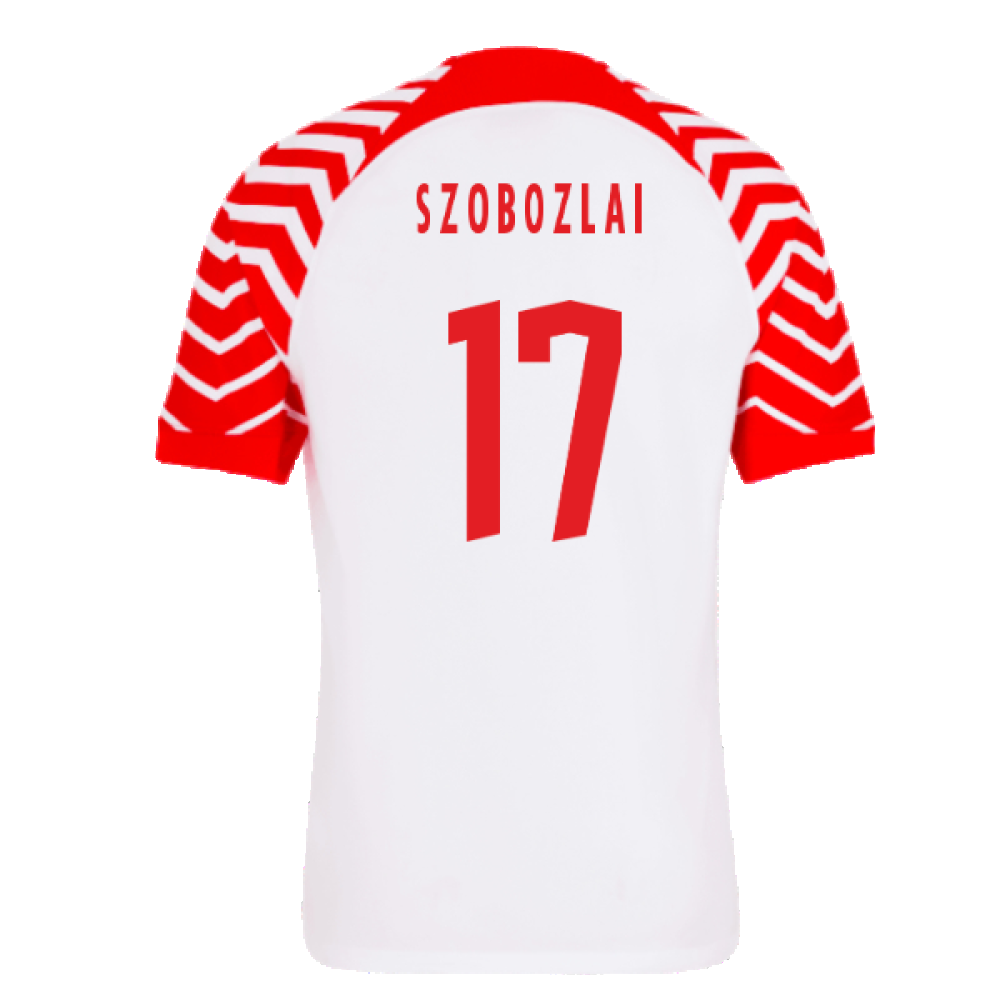 Red Bull Leipzig 2023-24 Home Shirt (L) (Szobozlai 17) (Good)_1