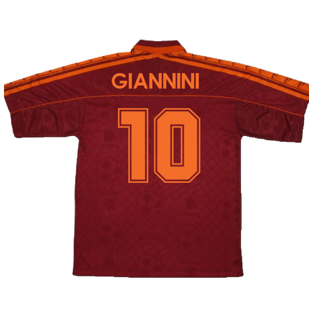 Roma 1995-96 Home Shirt (Good) (Giannini 10)_1