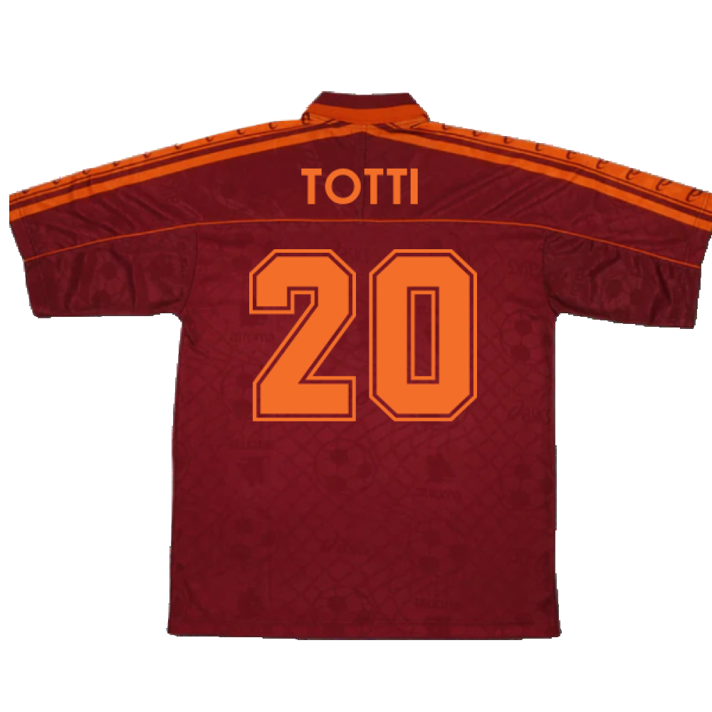 Roma 1995-96 Home Shirt (Good) (Totti 20)_1