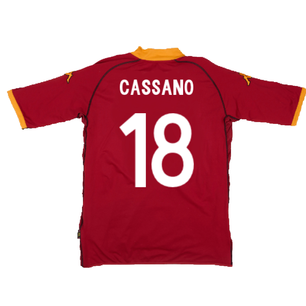 Roma 2002-03 Home (Excellent) (Cassano 18)_1