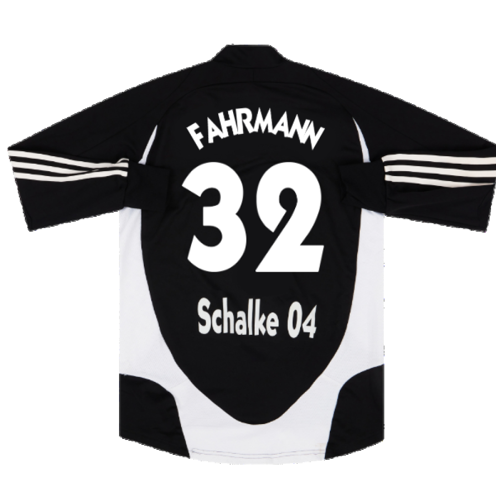 Schalke 2008-09 Player Version Goalkeeper Home Shirt (S) (Good) (Fahrmann 32)_1