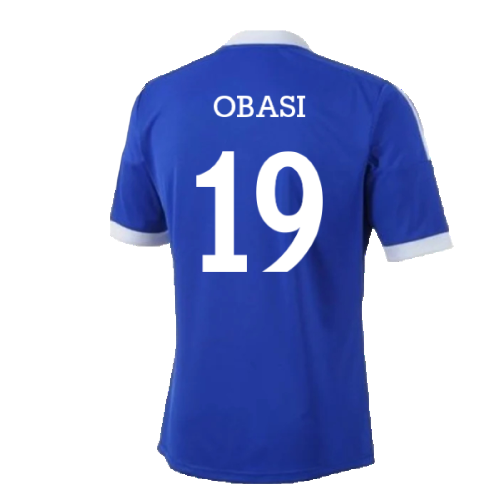 Schalke 2012-14 Home Shirt (XL) (Good) (Obasi 19)_1