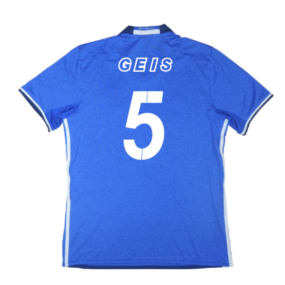 Schalke 2016-18 Home Shirt (M) (Excellent) (Geis 5)_1