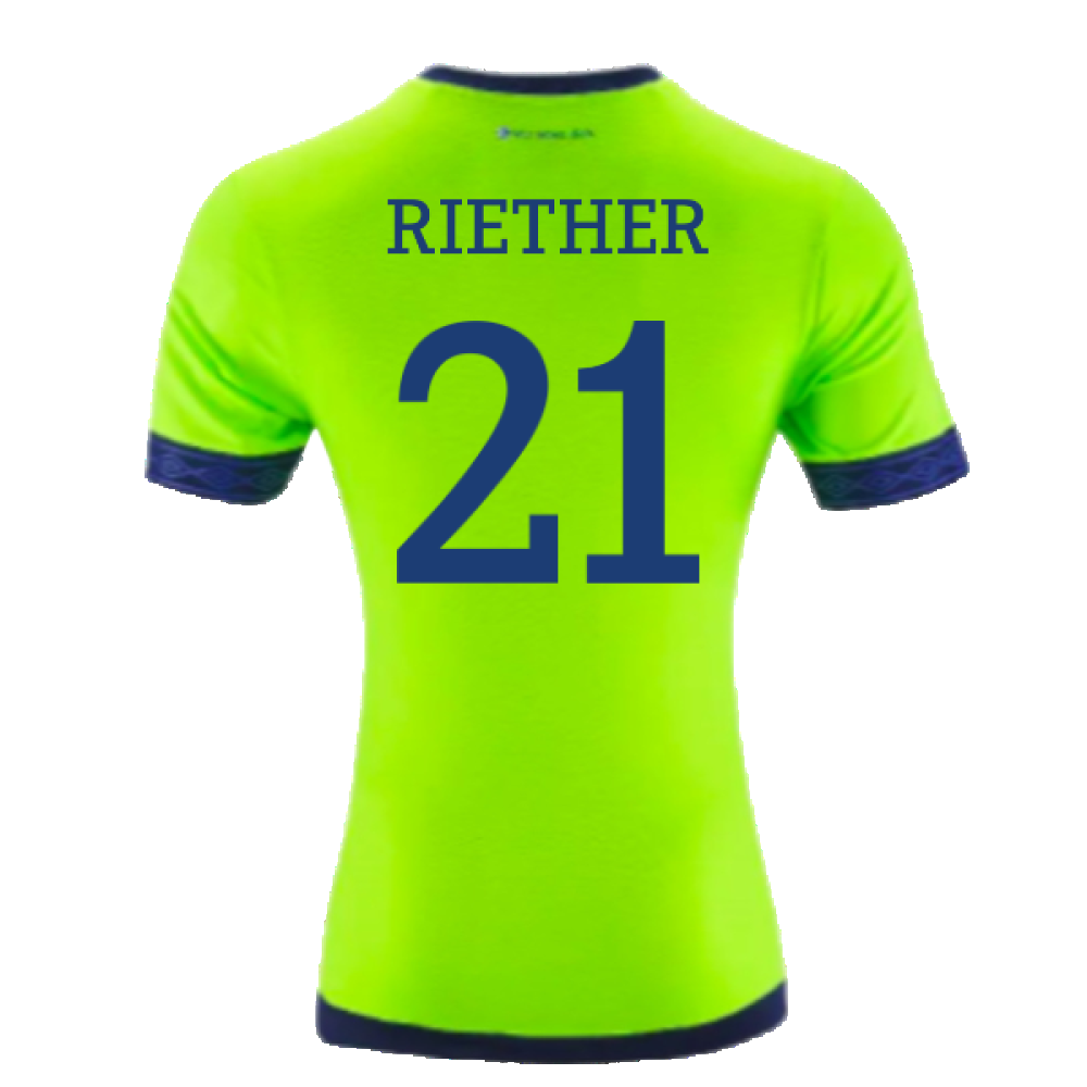 Schalke 2018-19 Third Shirt (XL) (Fair) (Riether 21)_1