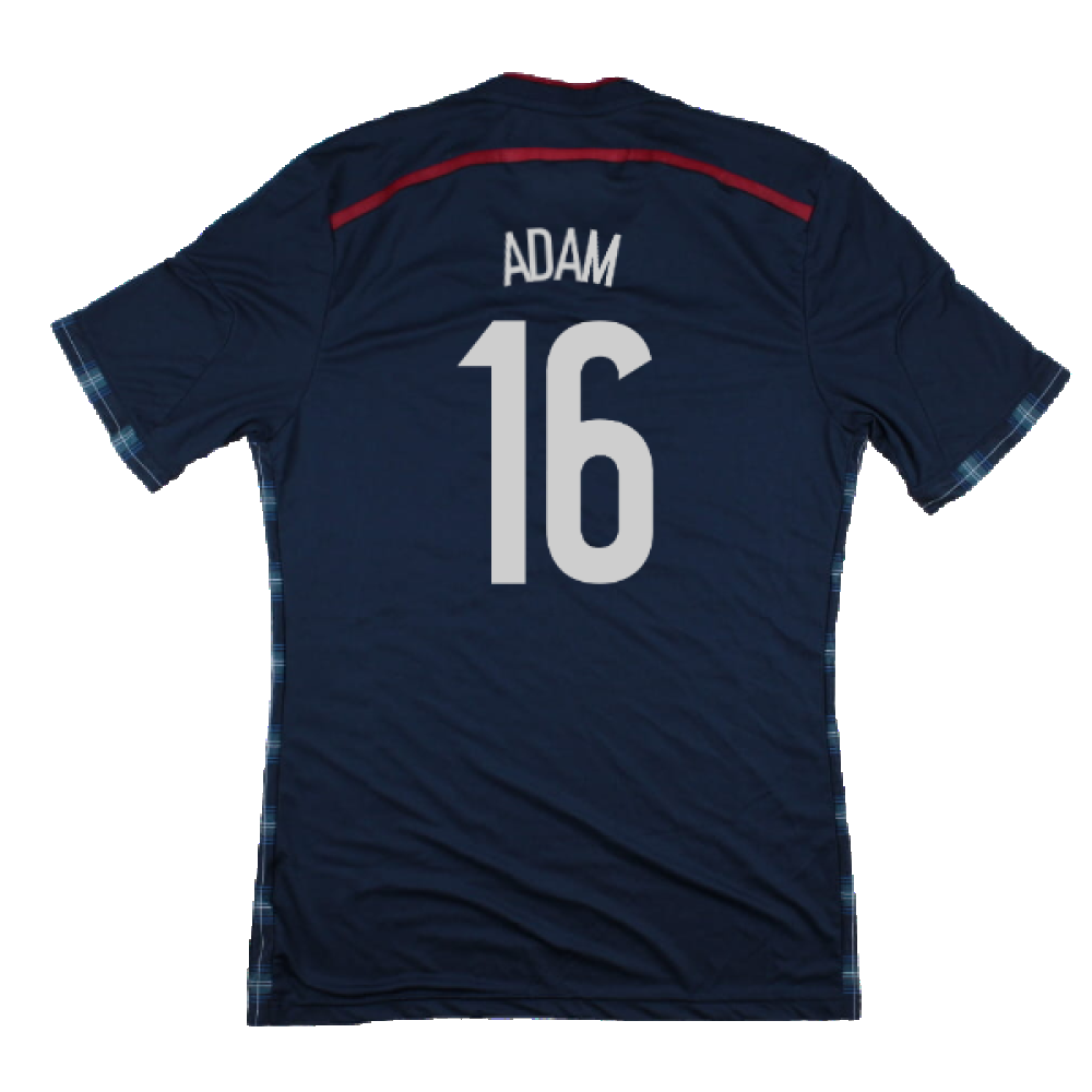 Scotland 2014-15 Player Issue Home Shirt (M) (Excellent) (Adam 16)_1