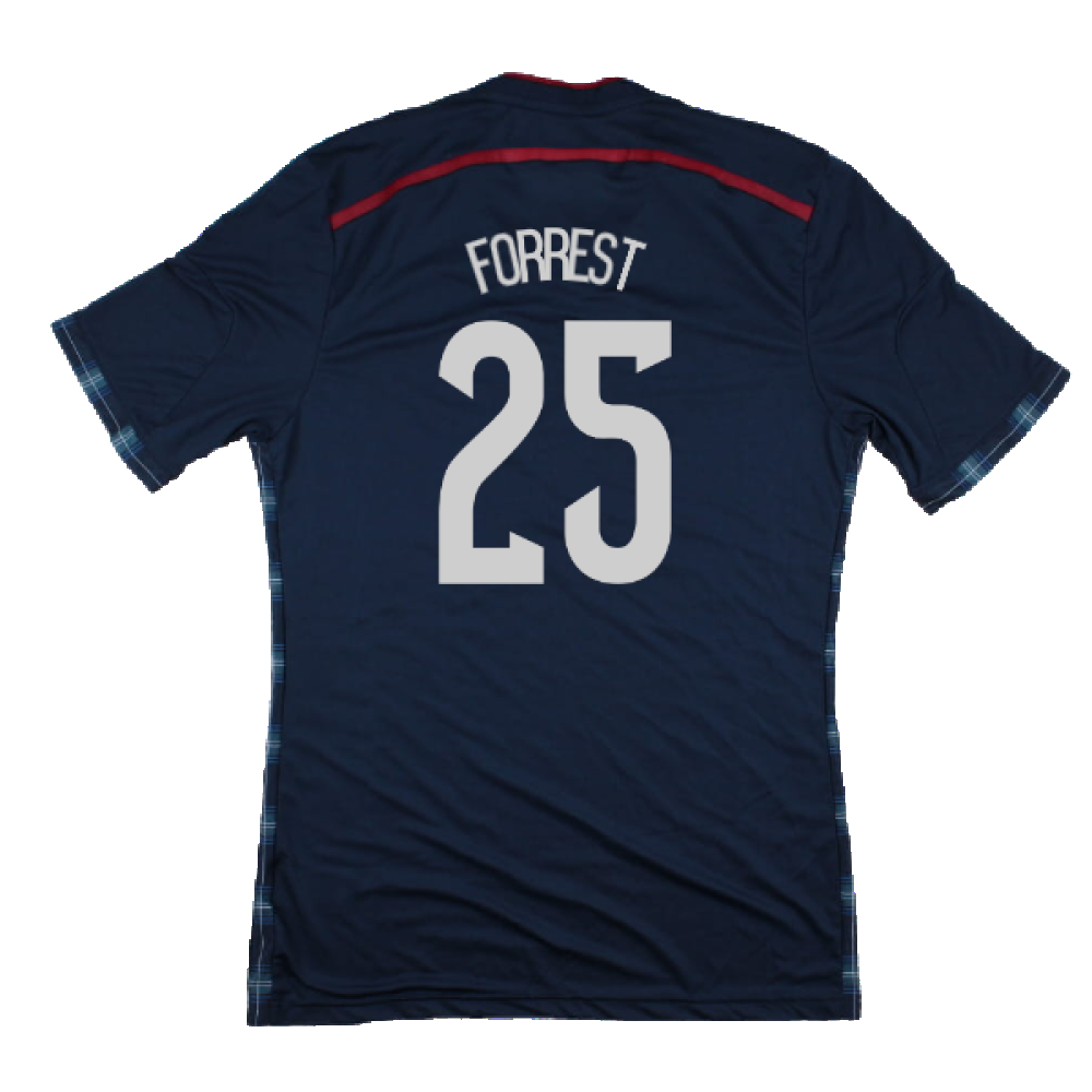 Scotland 2014-15 Player Issue Home Shirt (M) (Excellent) (Forrest 25)_1