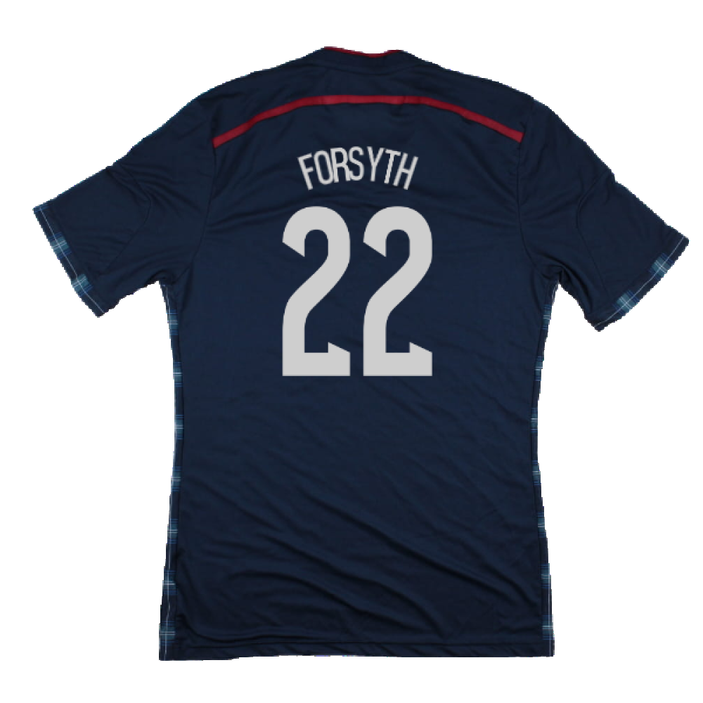 Scotland 2014-15 Player Issue Home Shirt (M) (Excellent) (Forsyth 22)_1